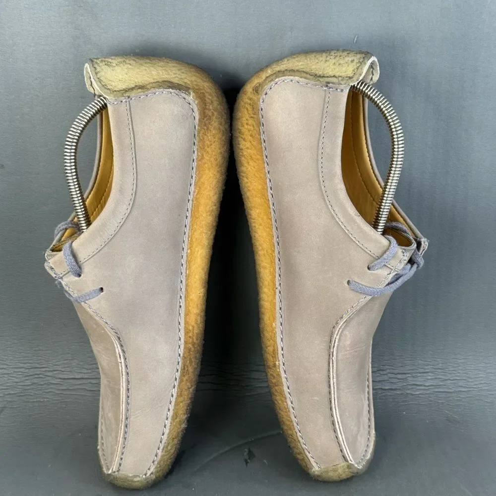 Clarks Originals Mens Natalie Grey Suede Shoes size 12